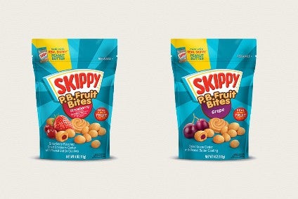 New Products: Hormel Foods unveils Skippy P.B. Fruit Bites; Kind makes sports nutrition debut with protein bars launch; Pioneer Food Group's Lizi's moves into breakfast drinks; Chobani targets savoury with squeezy Greek yogurt product