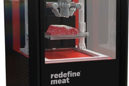 Redefine Meat 3D-Printed Plant-Based Faux Steaks in Photos