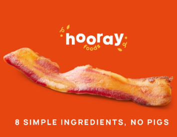 Meat-free bacon start-up Hooray Foods secures additional seed funds