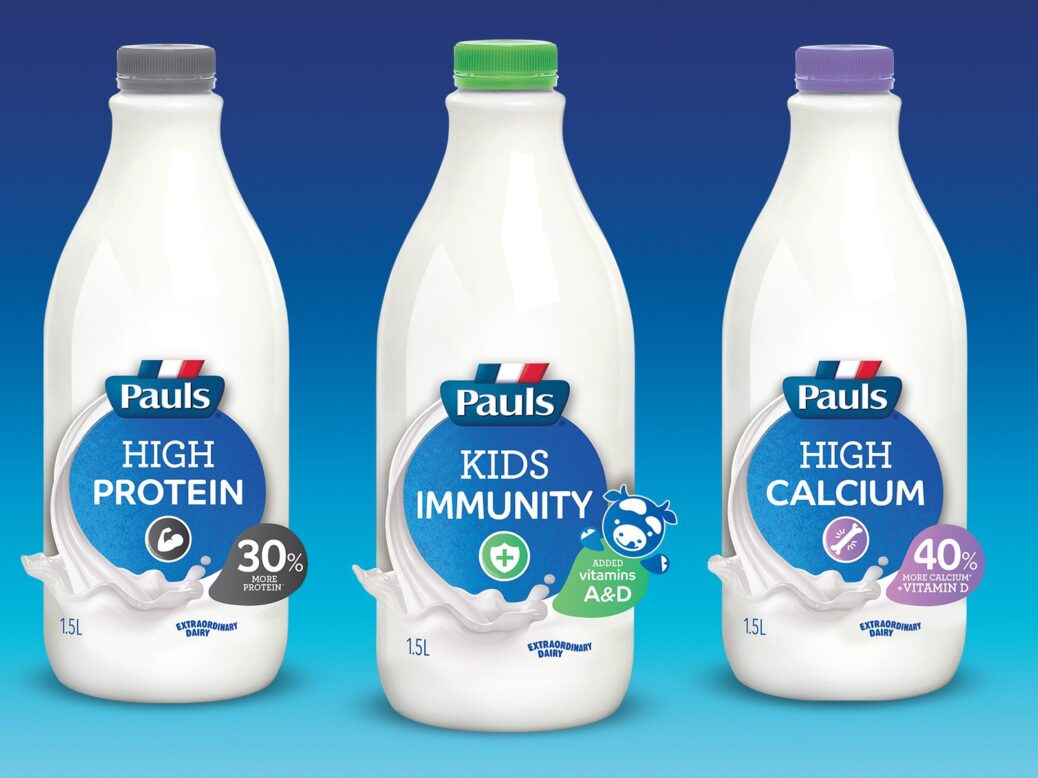 Pauls milk, owned by Lactalis
