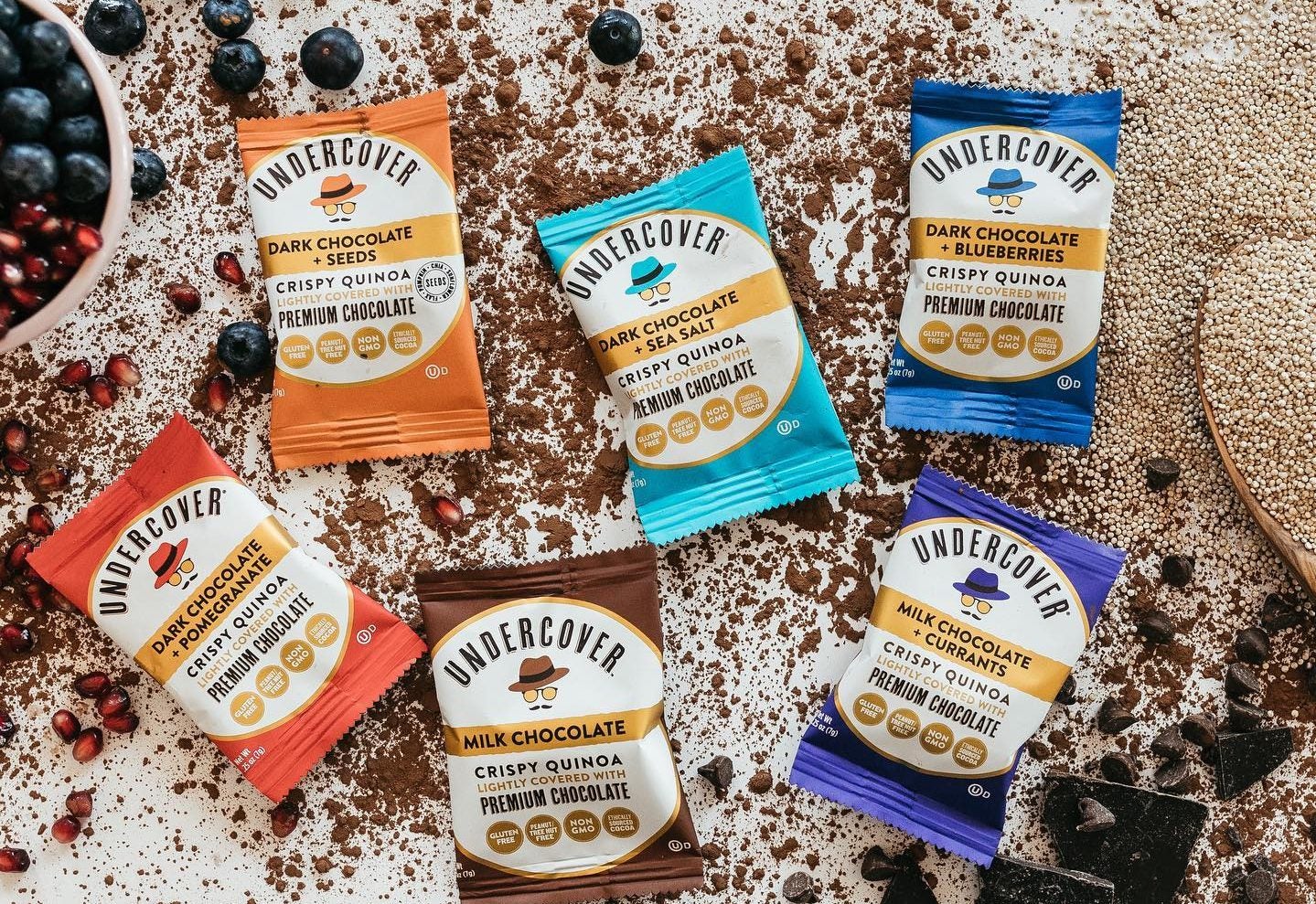 Save on Undercover Crispy Quinoa Dark Chocolate + Sea Salt Order