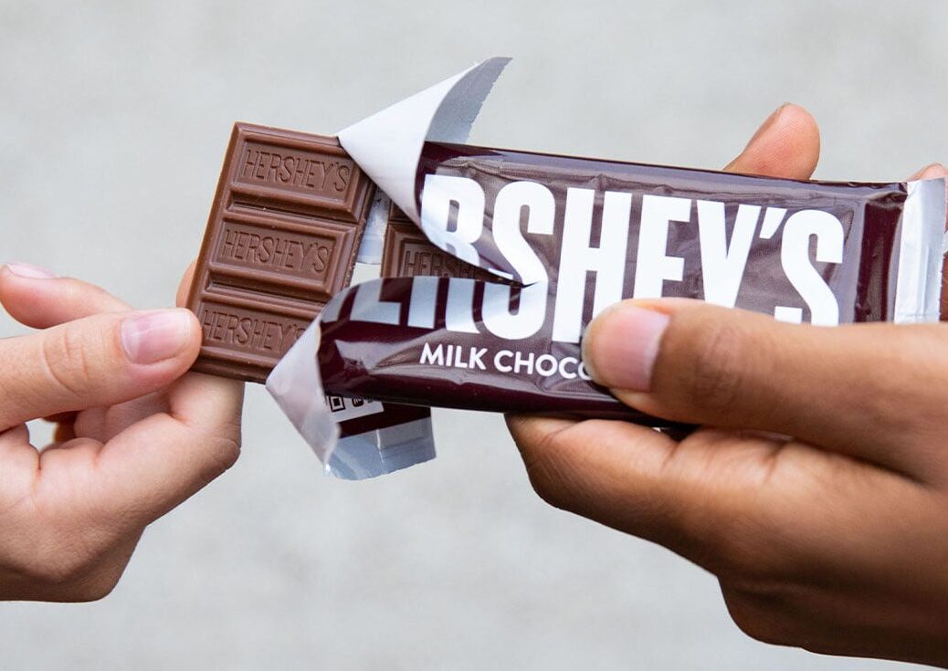 Hershey's-branded chocolate