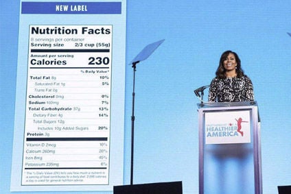 US confirms delay to Nutrition Facts label changes