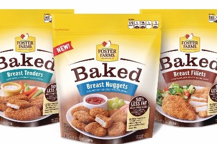 Foster Farms introduces baked half-fat chicken range