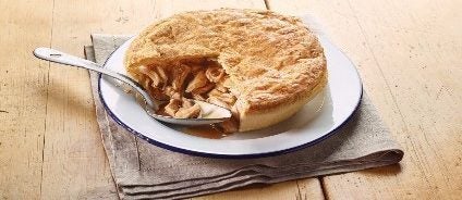 Pie on a plate