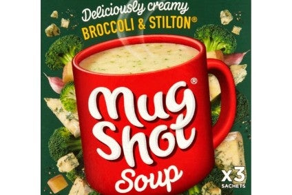 New products - Symington's takes Mug Shot into soups; Mars Milk Snacks chilled desserts roll out; Hershey's puts namesake bar with Reese's candy; HKScan launches Kariniemen poultry products