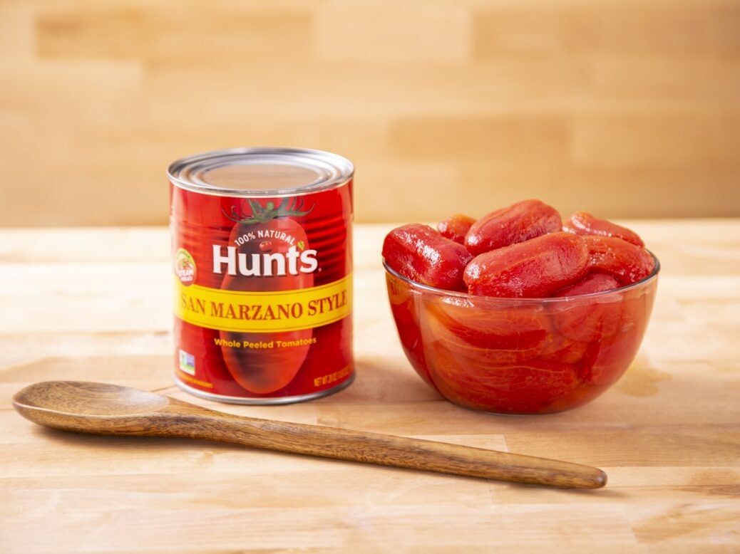 Hunt's canned tomatoes brand