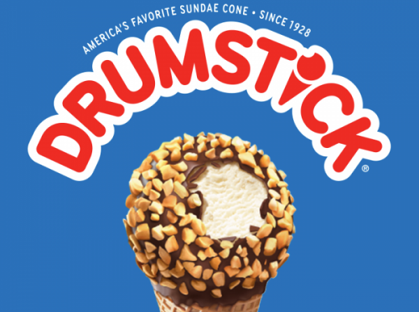 Drumstick ice-cream cone