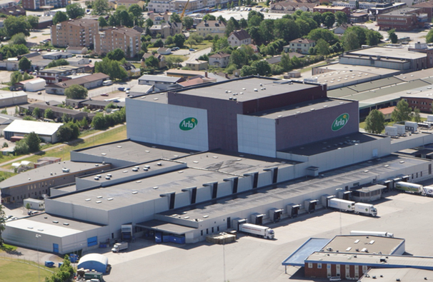 Arla factory in Götene, Sweden
