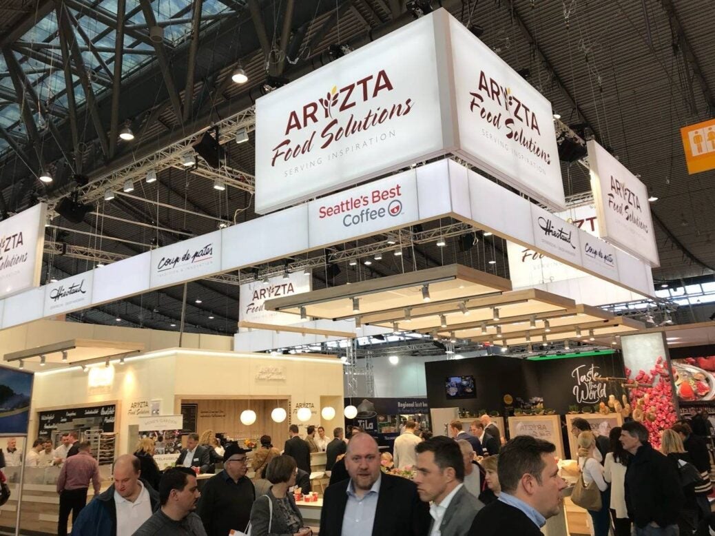 Aryzta booth at trade exhibition