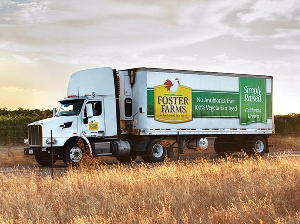 Truck with Foster Farms livery