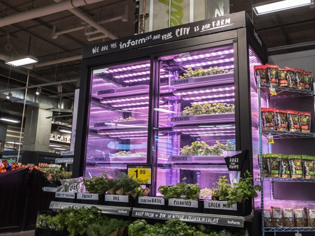 Kirkland QFC grocery store showcases store-grown produce from Infarm