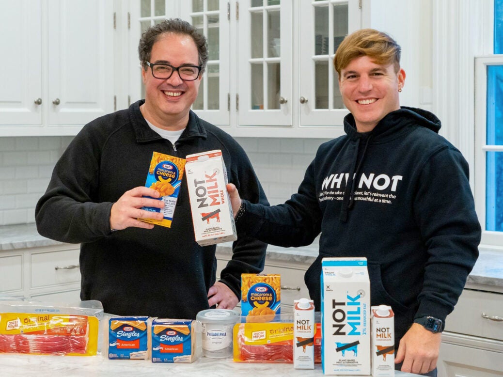 Kraft Heinz CEO Miguel Patricio and NotCo CEO Matias Muchnick