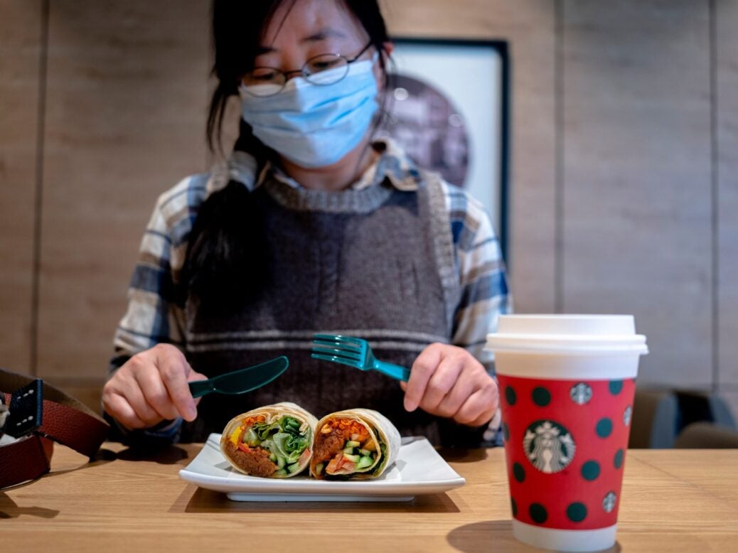 Starbucks announces move to sell Beyond Meat’s plant-based alternative beef products in stores in China, 23 April 2020