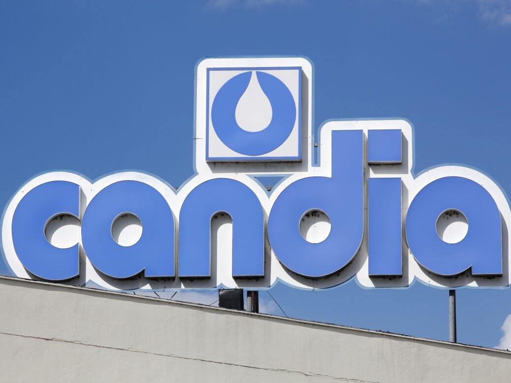 Candia factory sign