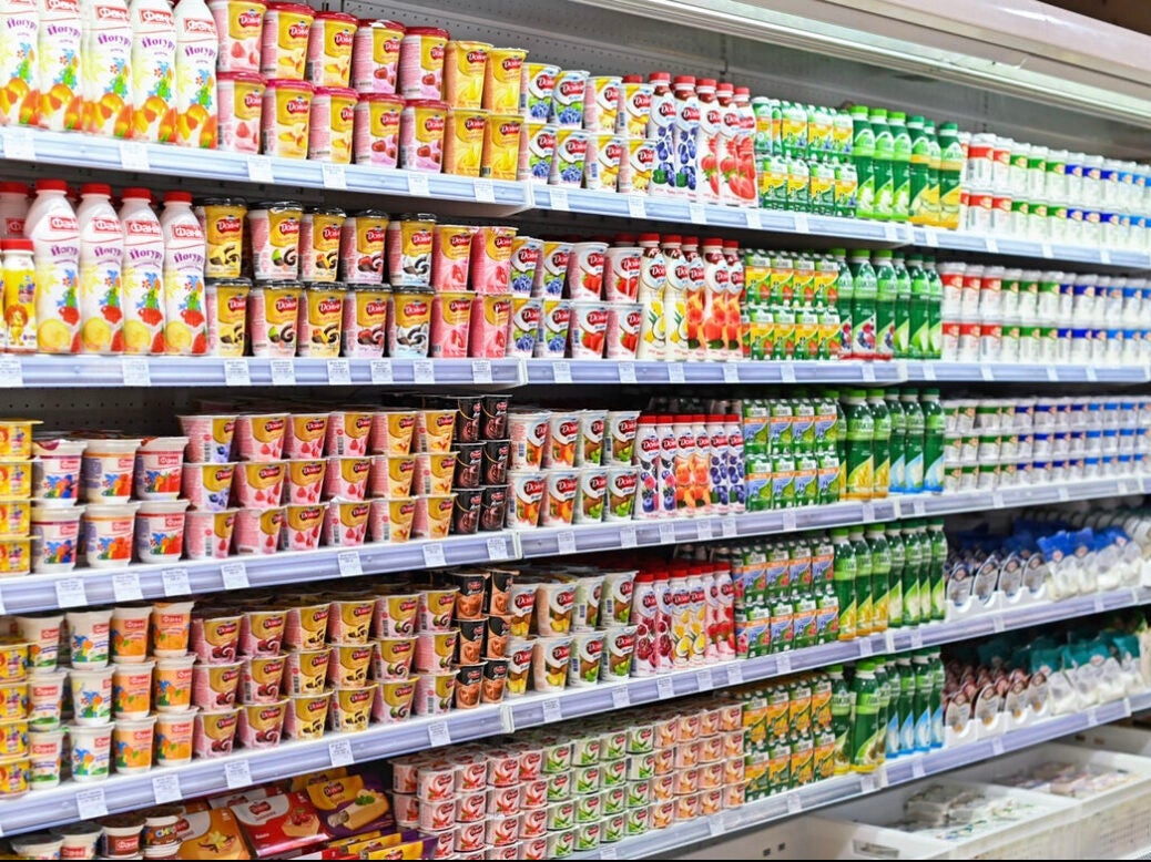 Lactalis products on sale in Ukraine