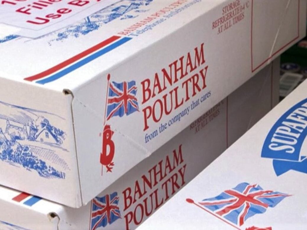 Banham Poultry chicken cartons