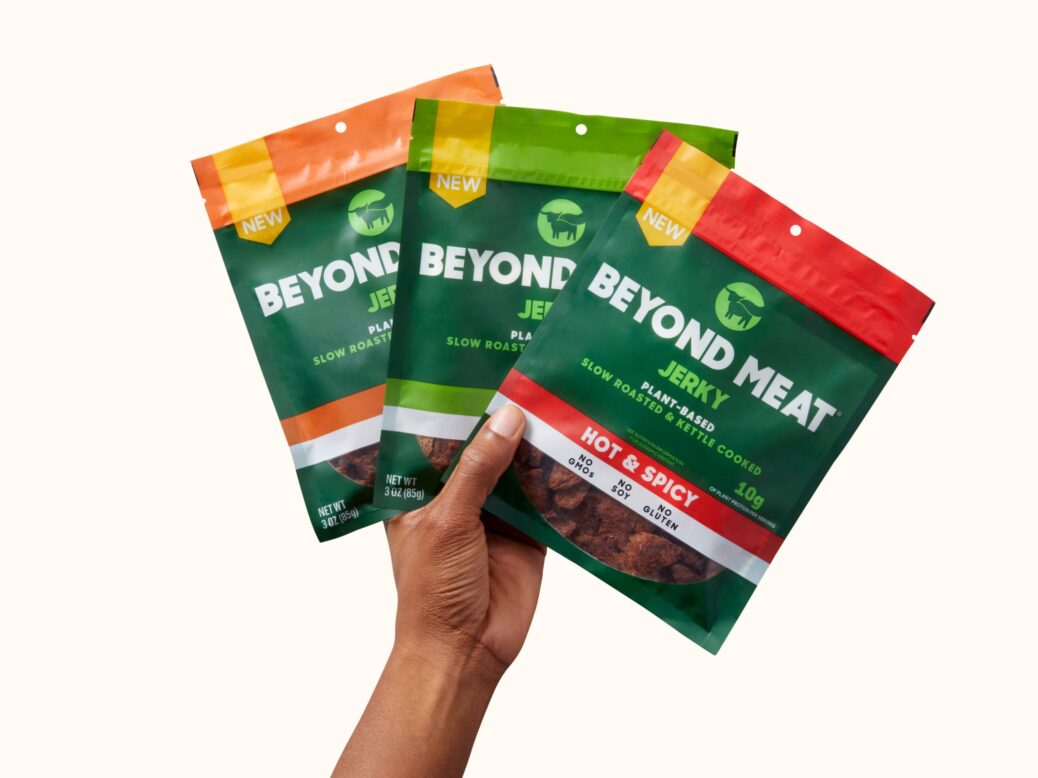 Beyond Meat plant-based jerky range