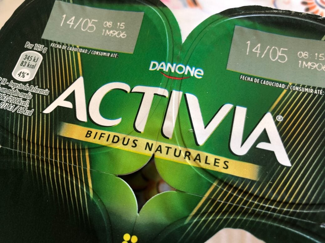 Activia yogurt on sale in Marbella, Spain, 7 May 2019