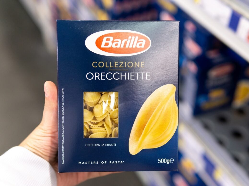 Barilla pasta on sale in Tyumen, Russia, 11 October 2020