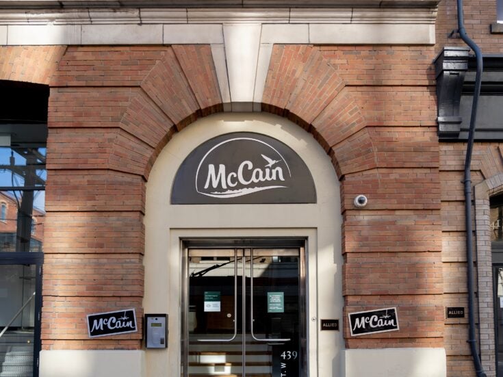 Entrance to McCain Foods HQ in Toronto, Canada, 28 November 2020