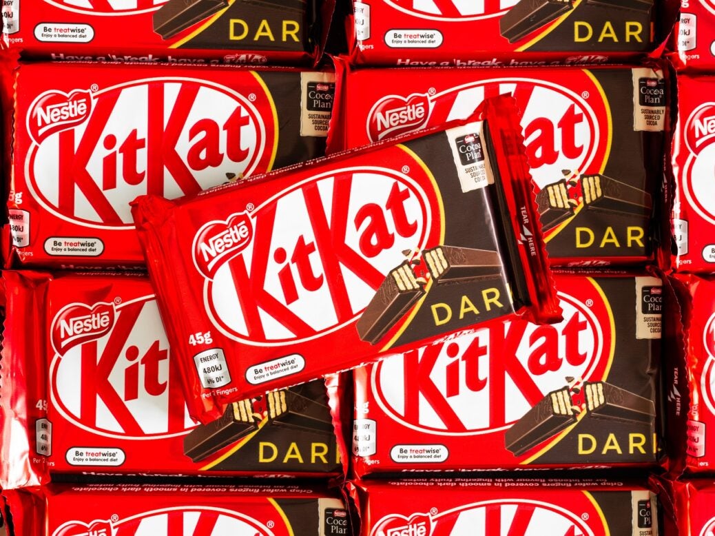KitKats on sale in Wuhan, China, 3 April 2021