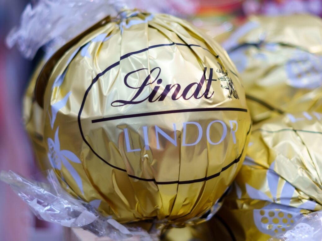 Lindt chocolate on sale in Tyumen, Russia, 23 December 2021