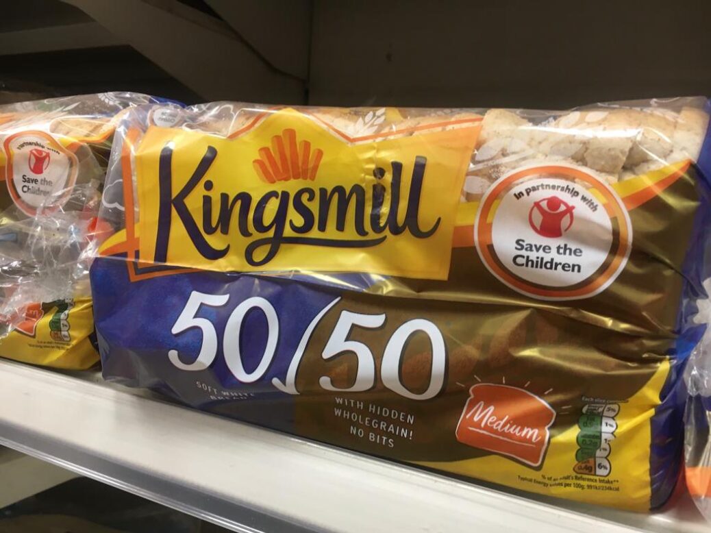 Associated British Foods' Kingsmill bread on sale in London, UK, 26 April 2022