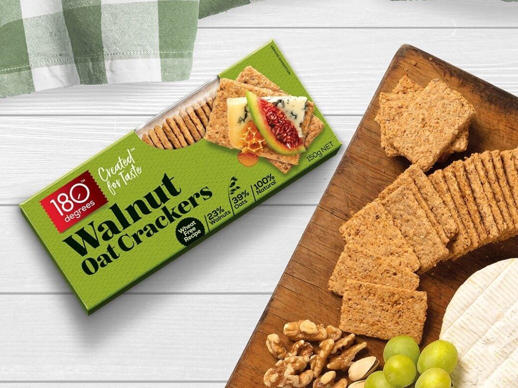 180degrees crackers, owned by Arnott's