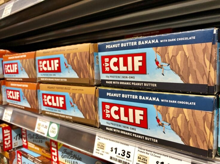 Clif Bar products on sale in San Jose, California, USA, 23 May 2019