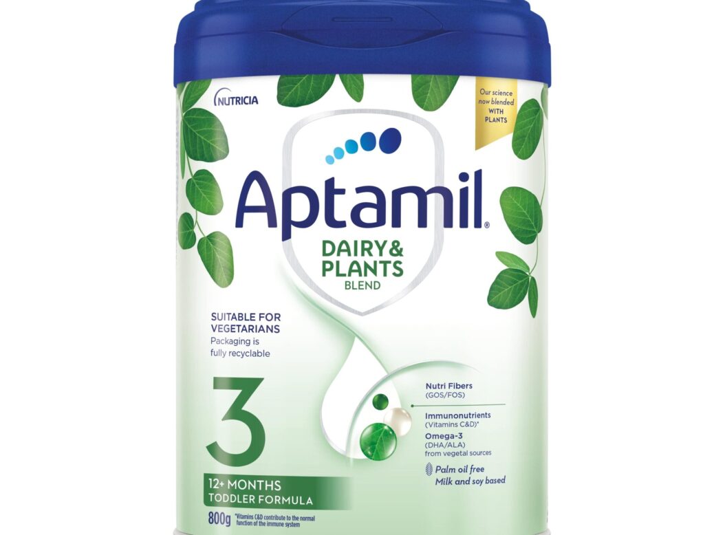 Danone’s Aptamil Dairy and Plants Blend infant formula