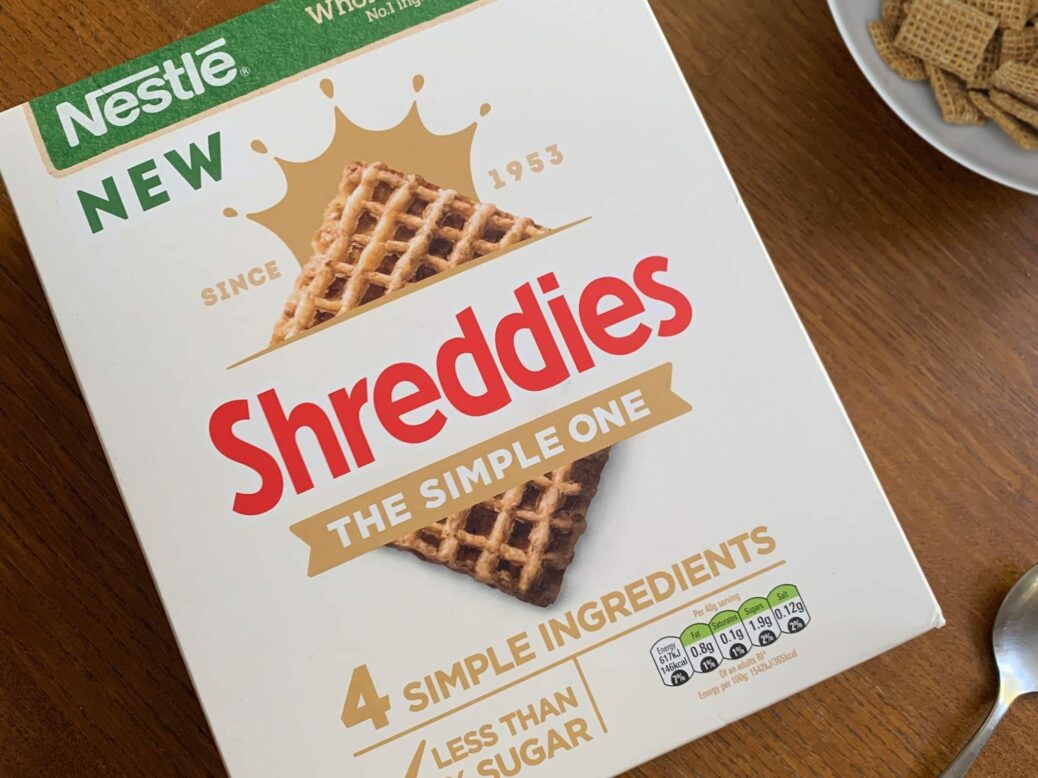 Shreddies The Simple One cereal