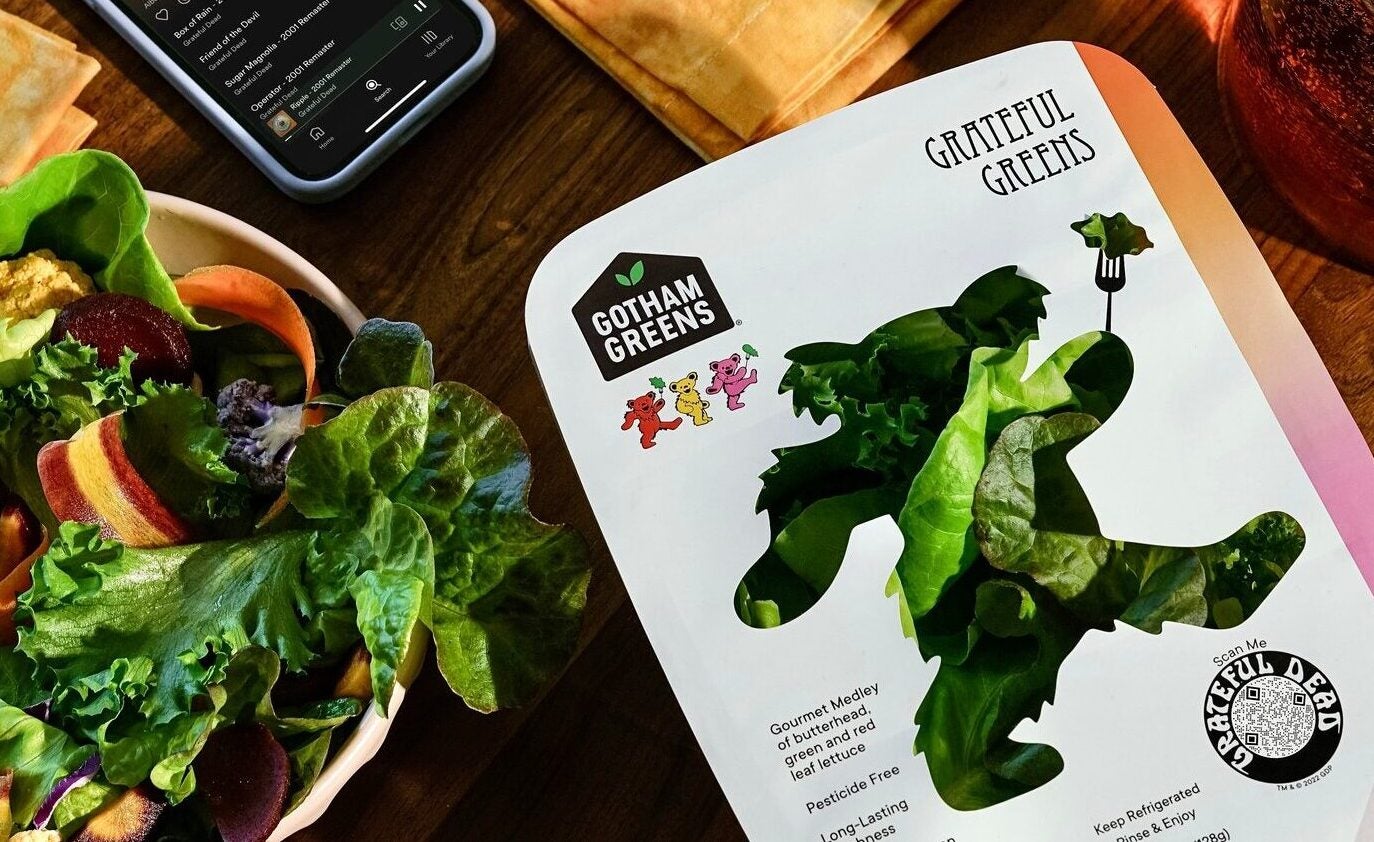 Gotham Greens partners with Grateful Dead on limited-edition salad