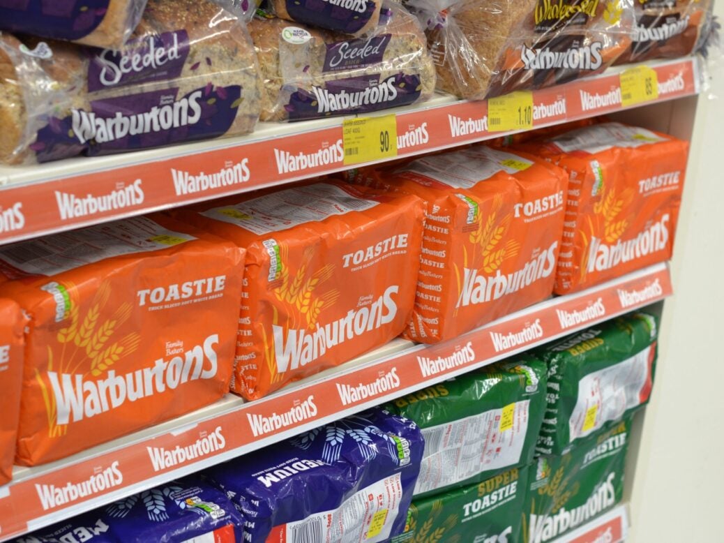 Warburtons bread on sale in Chippenham, 16 September 2020