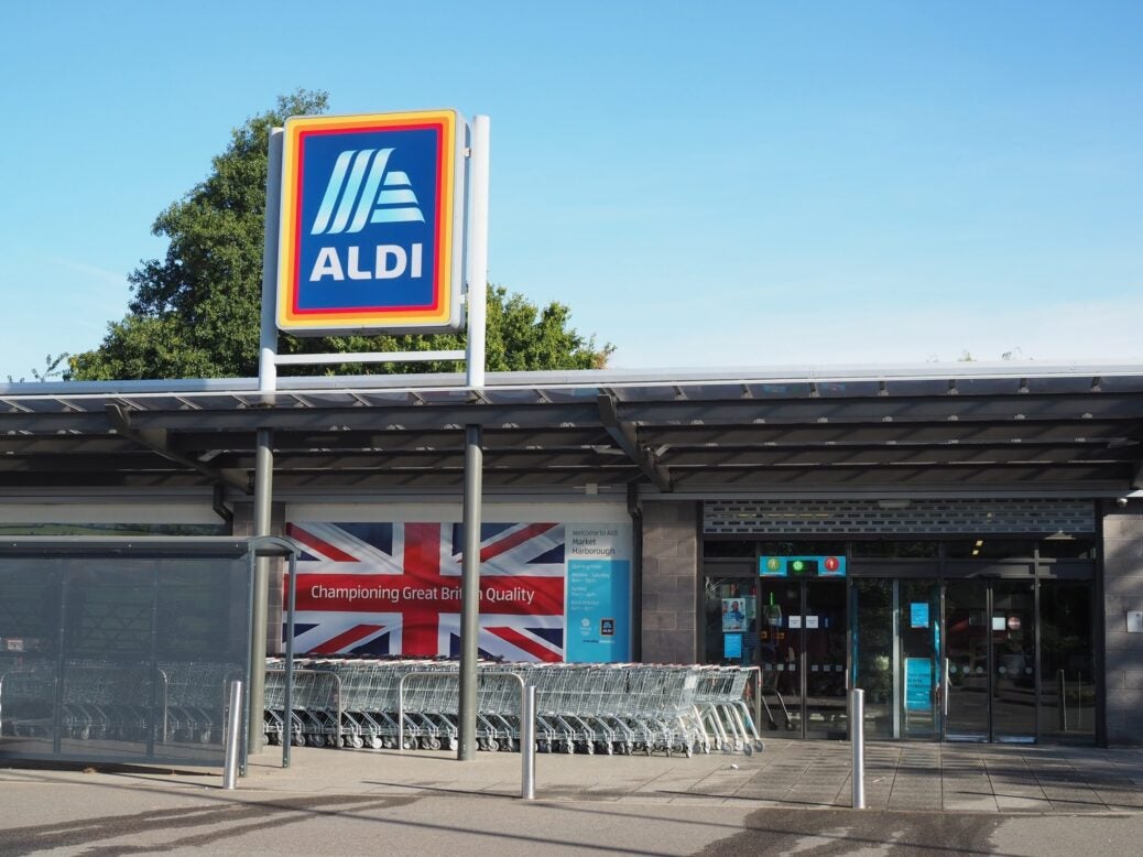 Aldi store in Leicester, United Kingdom