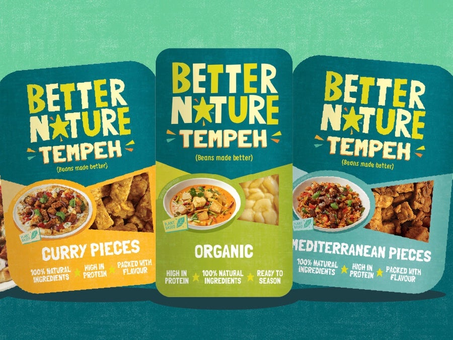 Three Better Nature tempeh products