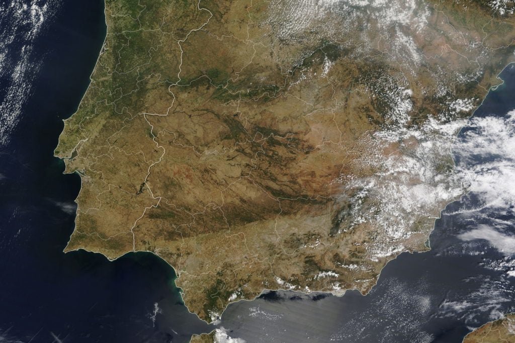 An image of Spain from NASA’s Terra satellite on 11 May 2023.
