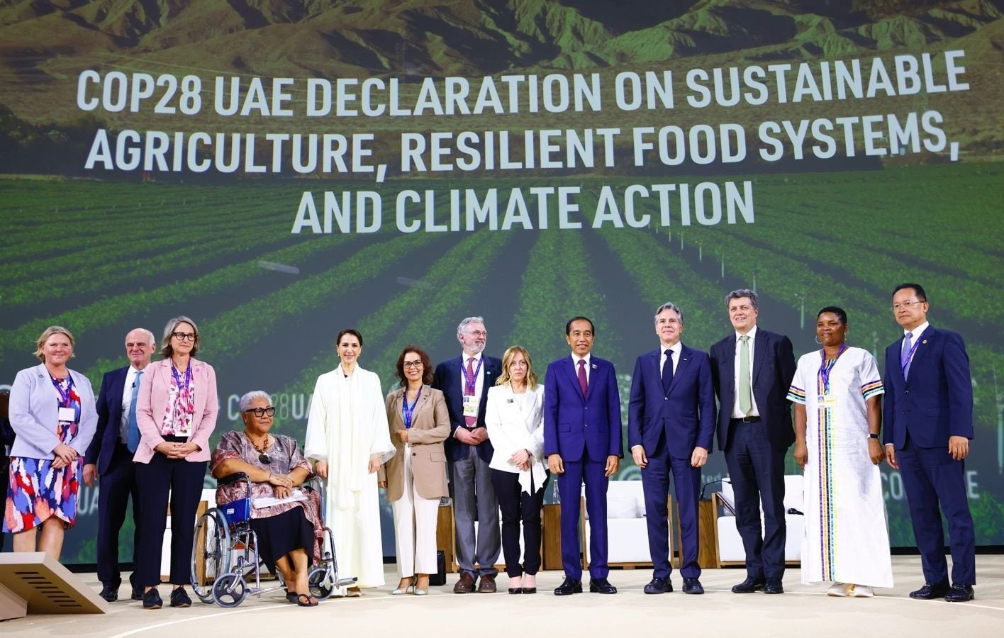 Declaration on food and agriculture announced at COP28