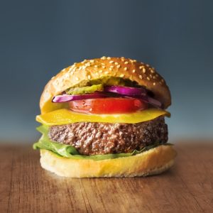 Cultured beef pattie made from animal cells