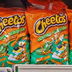 Cheetos on sale in Houston, Texas, 21 December 2025