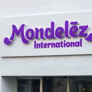 Mondelez International logo.