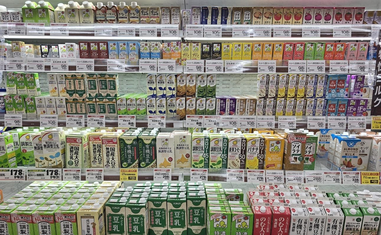 Alt‑milk options battle soy’s dominance in Japan